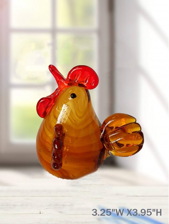 Art Glass Rooster